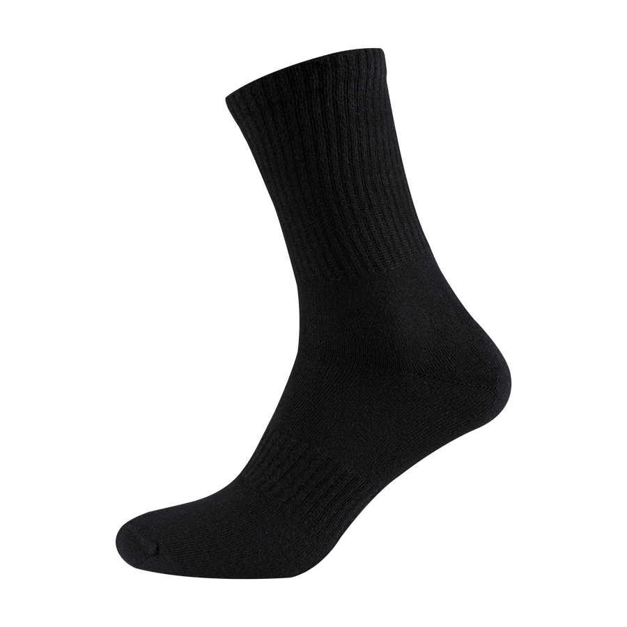 Шкарпетки чоловічі спортивні високі, чорний MansSet