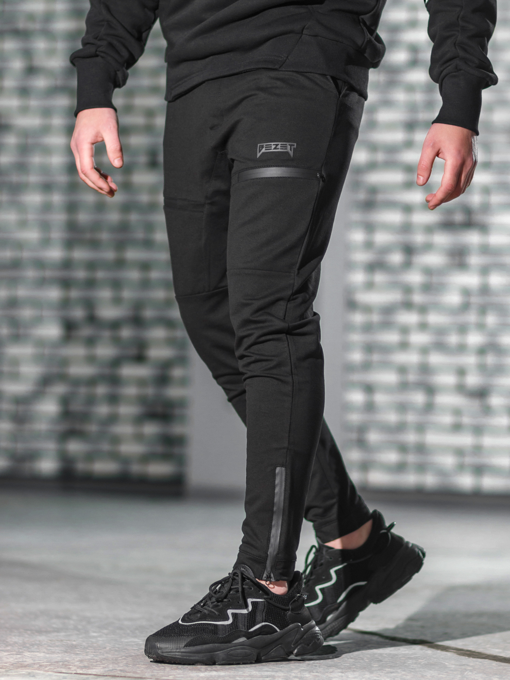 Брюки спортивні BEZET Techwear чорний