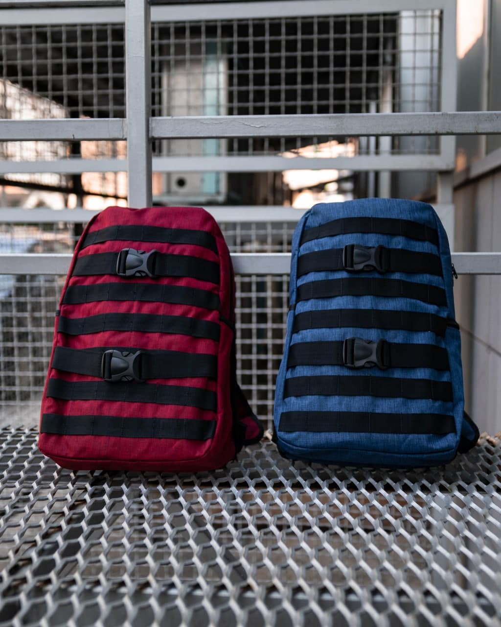 Рюкзак stripes темно-синій (Арт. 186) - Фото 3