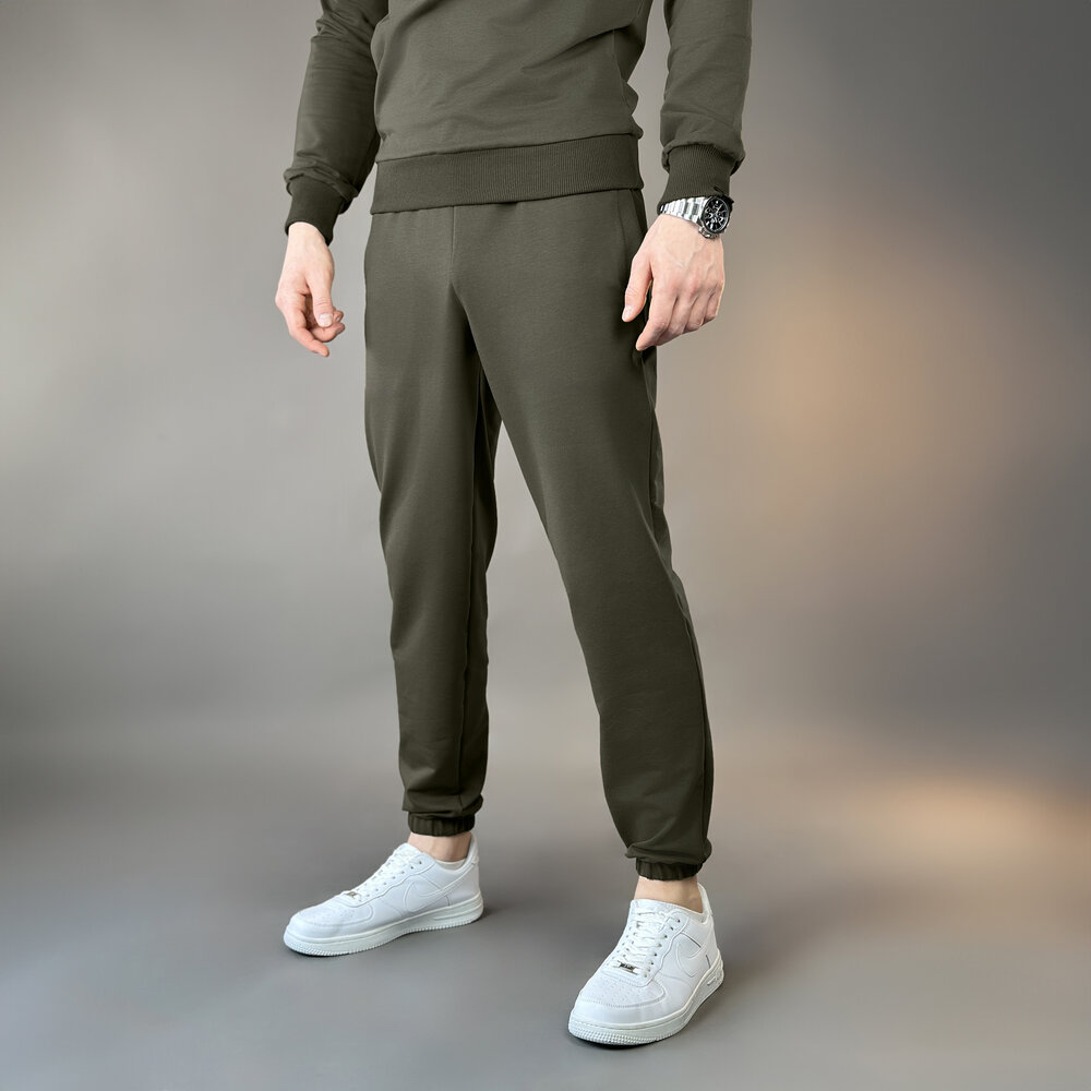 Чоловічі штани джогери з кишенями світлий хакі Pobedov 95 POBEDOV - Фото 4
