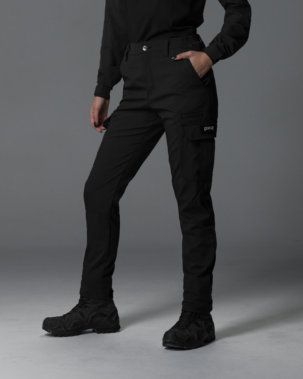 Жіночі брюки карго тактичні BEZET Basic чорний - Фото 3