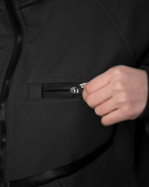 Жіноча куртка BEZET Omega чорний - Фото 2