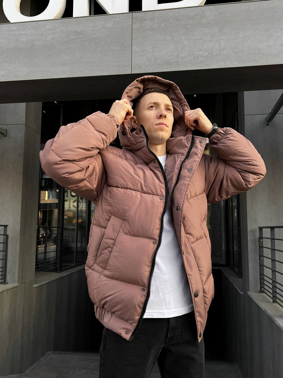 Чоловіча зимова куртка Reload Oslo коричнева - Фото 2