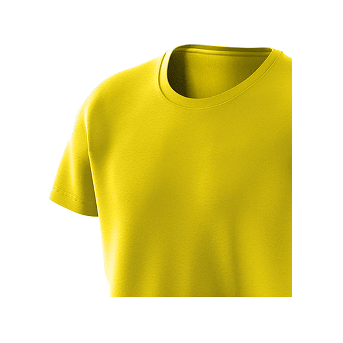 Футболка Basic U-neck, желтый MansSet - Фото 3