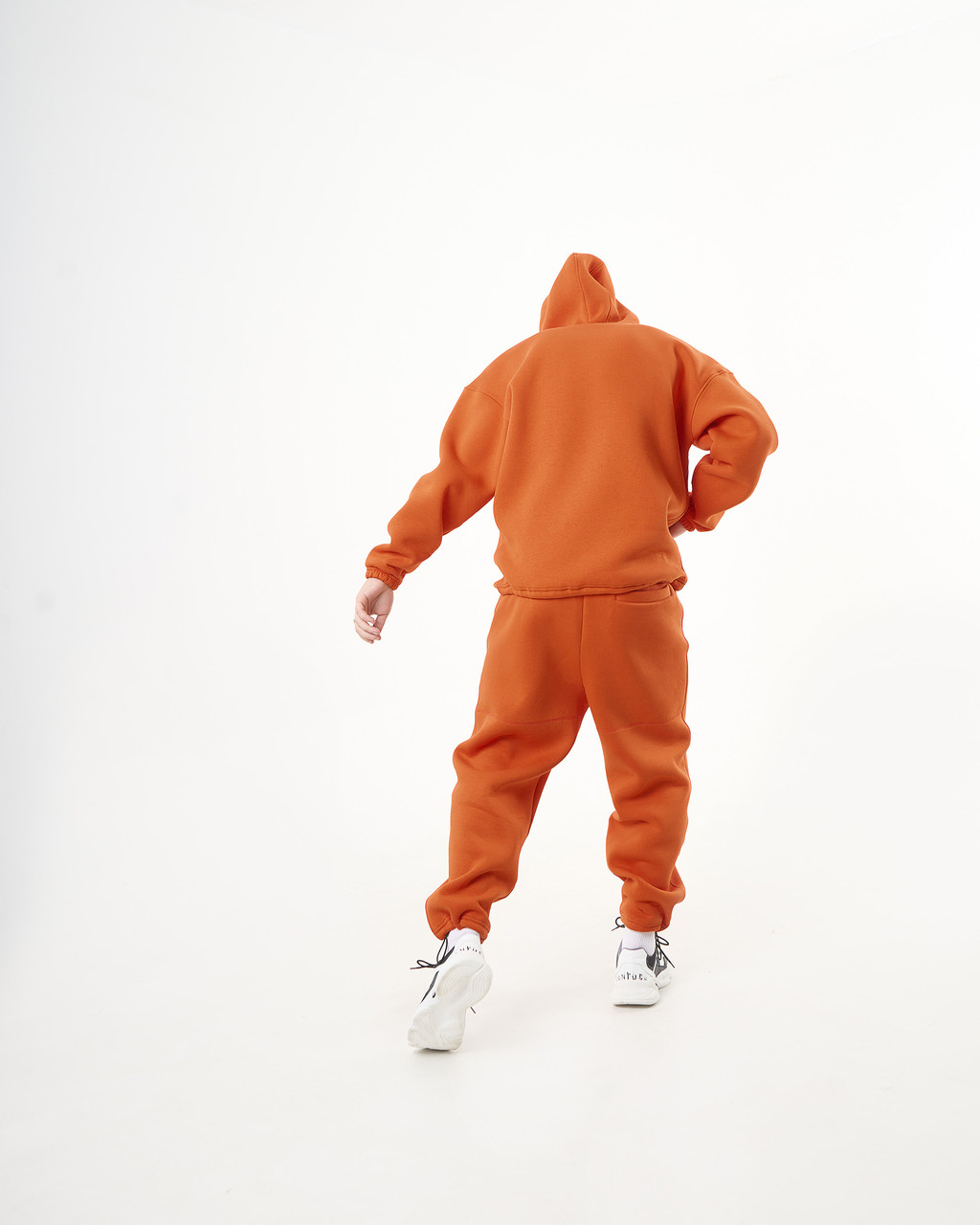 Теплий спортивний костюм оверсайз OGONPUSHKA Scale 2.1 оранжевий Пушка Огонь - Фото 4