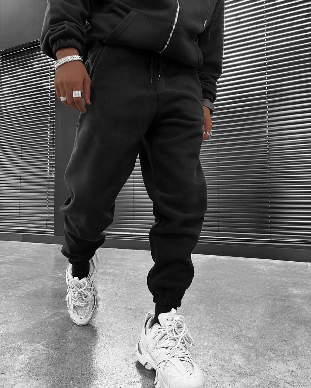 Зимние спортивные штаны black от Sold Out - Фото 1