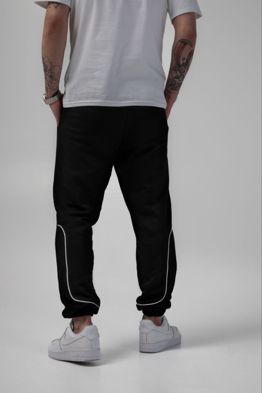 Чоловічі трикотажні спортивні штани Reload Factor чорні  - Фото 2