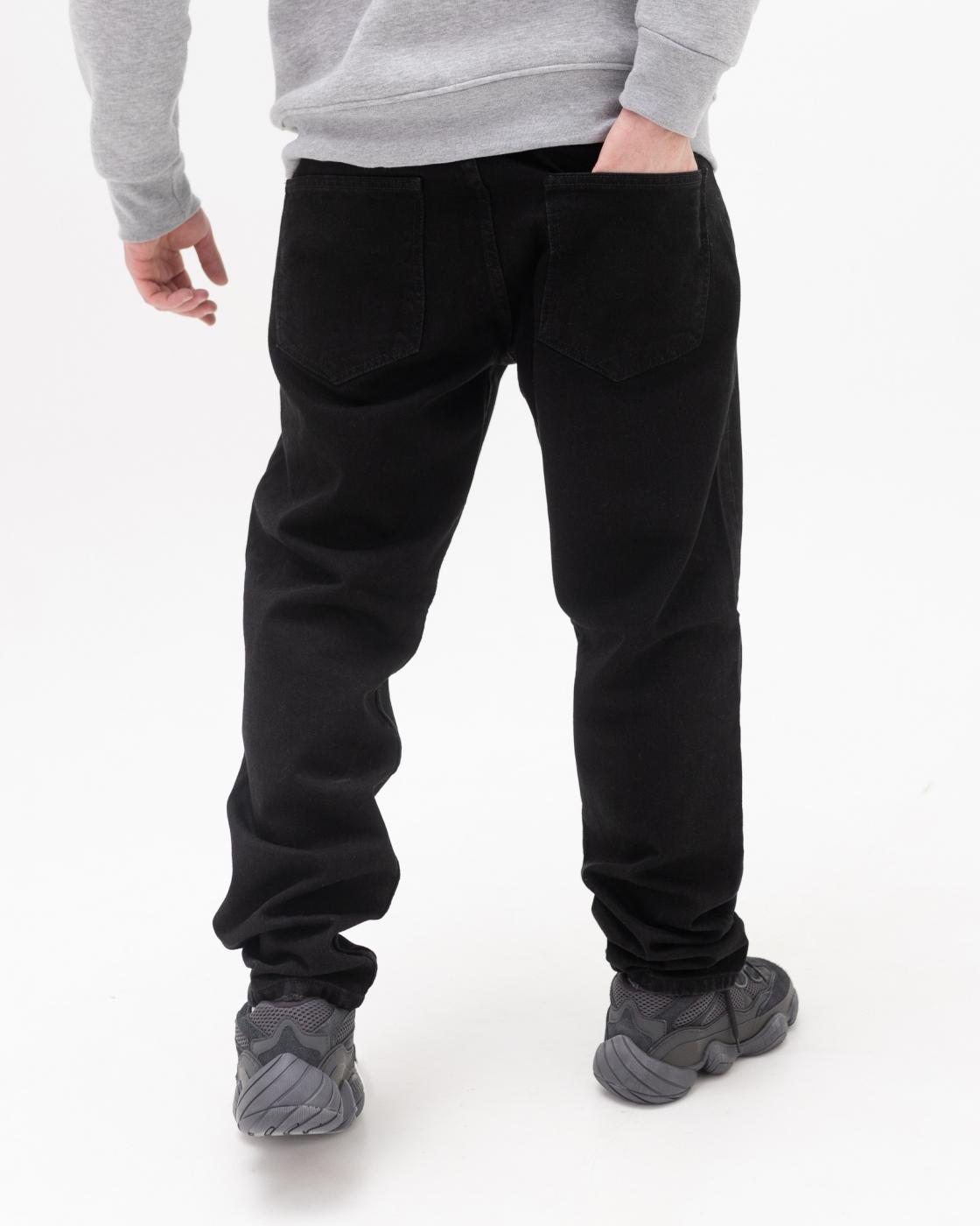 Чорні чоловічі джинси бойфренди BEZET PATCHED - Фото 1