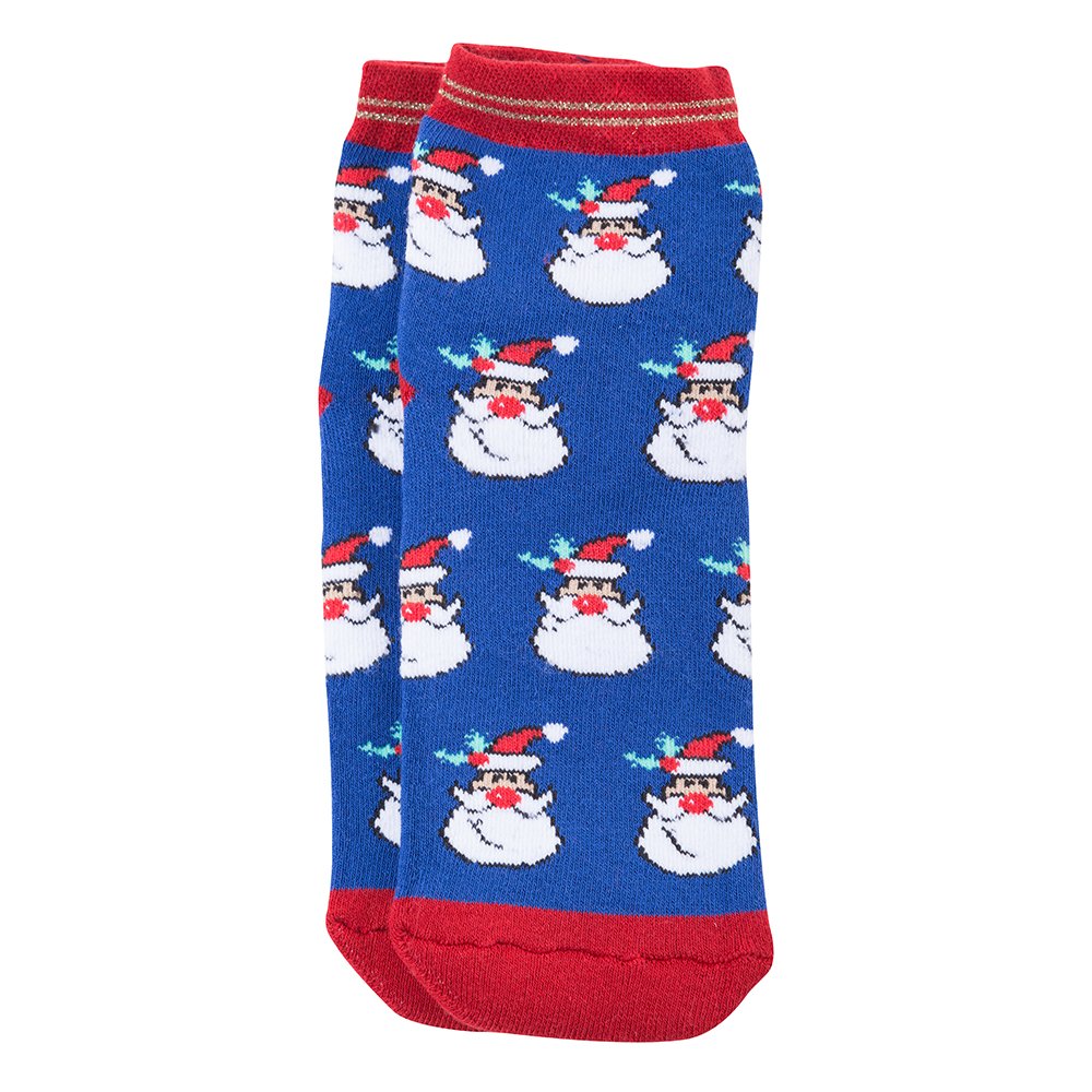 Шкарпетки жіночі новорічні, синій MansSet