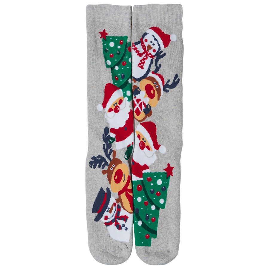 Носки новогодние унисекс, Санта с оленями MansSet - Фото 1
