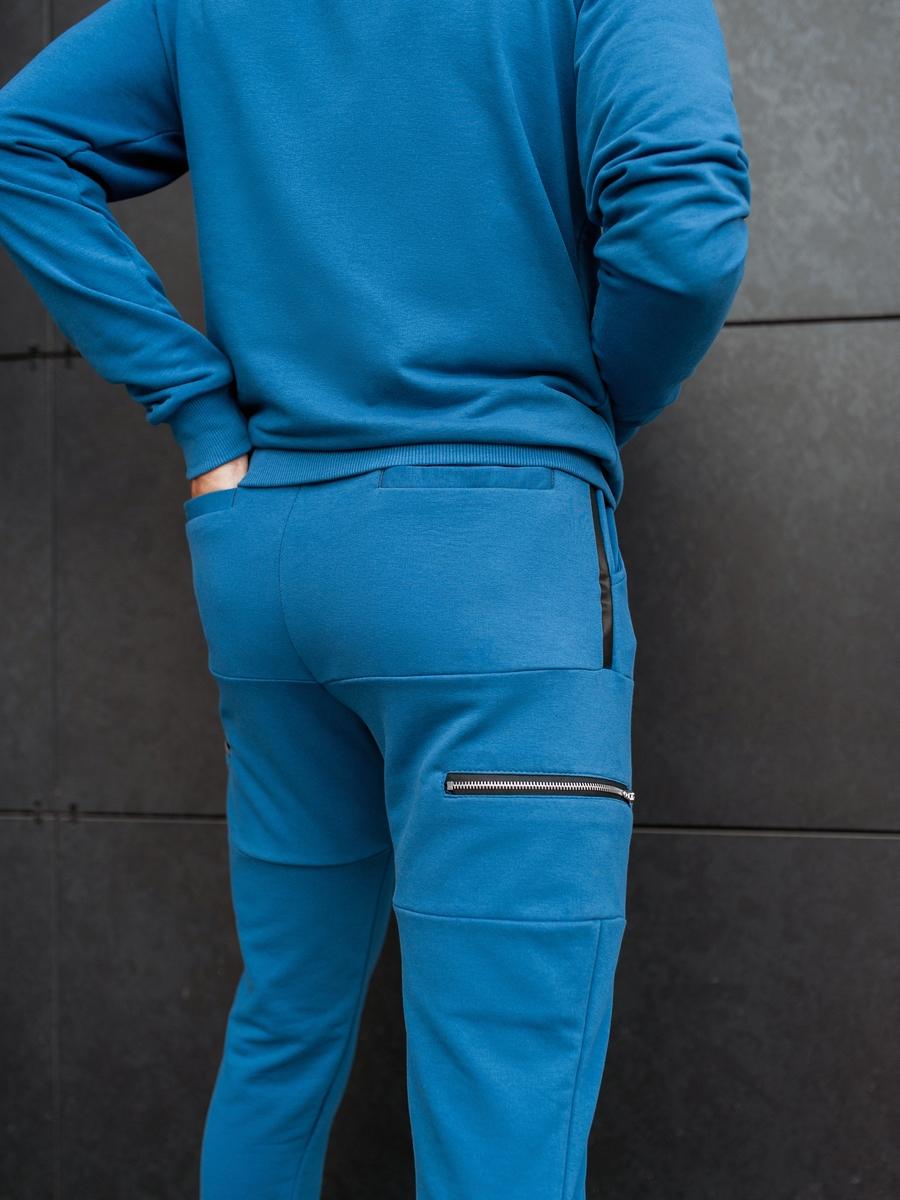 Спортивный костюм BEZET Zipper blue'20 - Фото 3