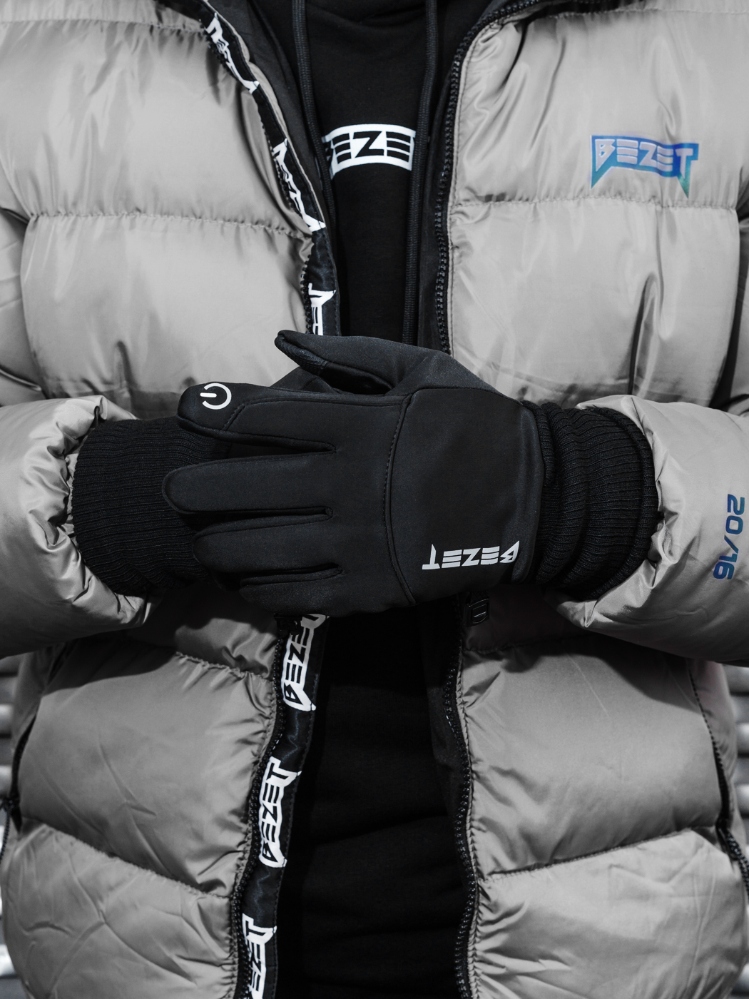 Перчатки BEZET черный - Фото 4