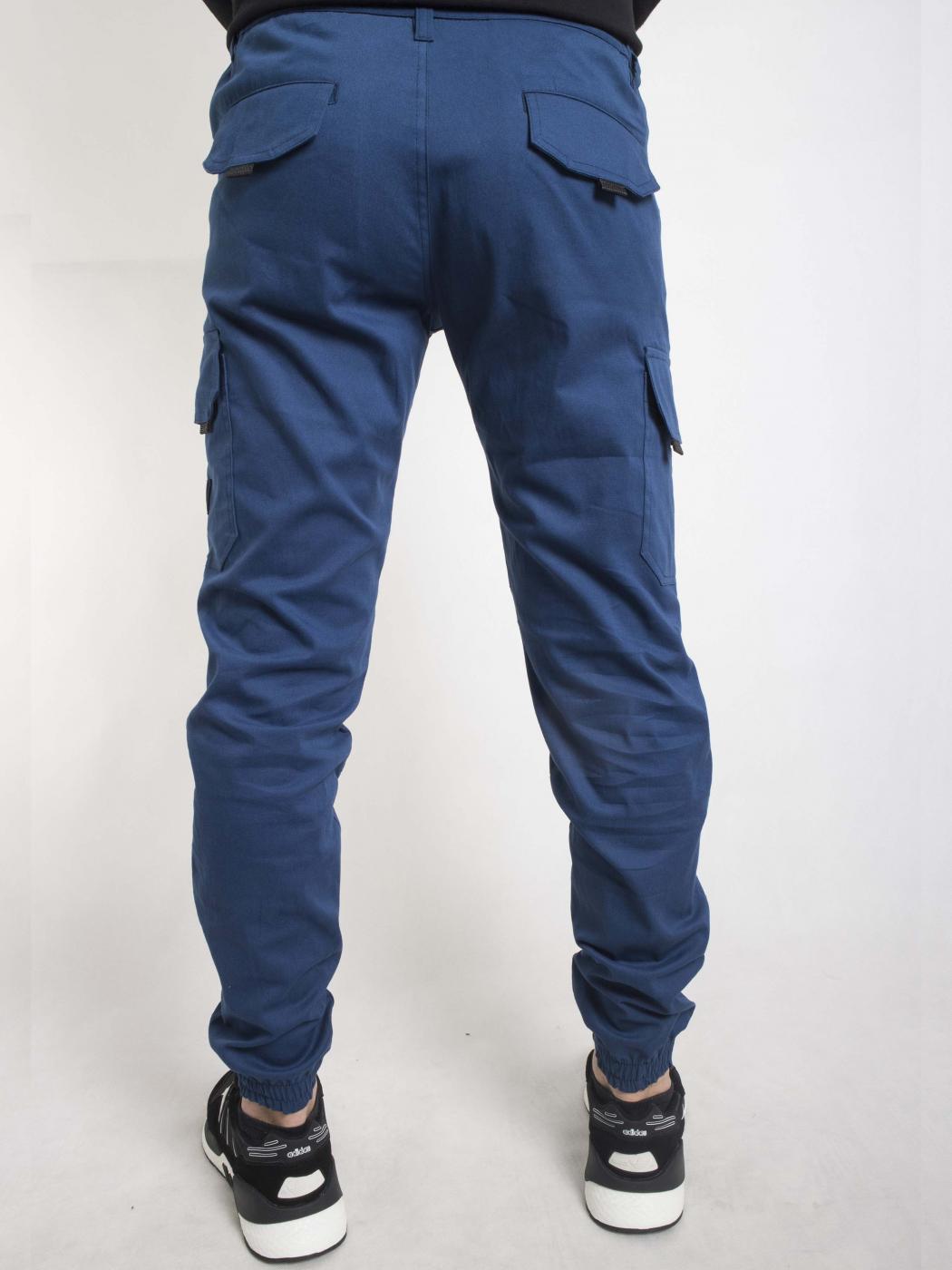 Штани без начосу Cargo Premium сині Custom Wear - Фото 2