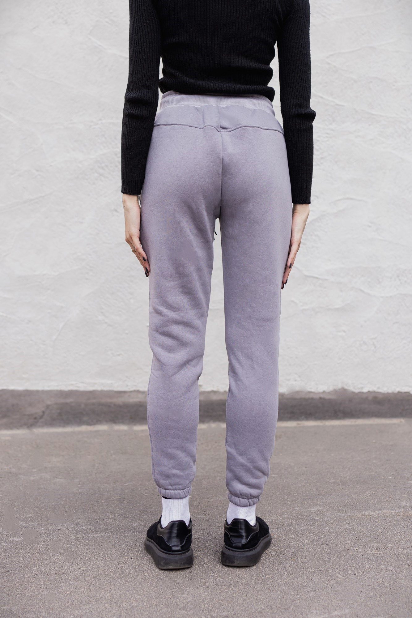 Спортивные штаны Without Basic Gray FLEECE Woman - Фото 2