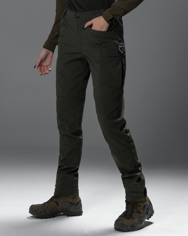 Жіночі брюки карго тактичні BEZET Капелан хакі - Фото 7