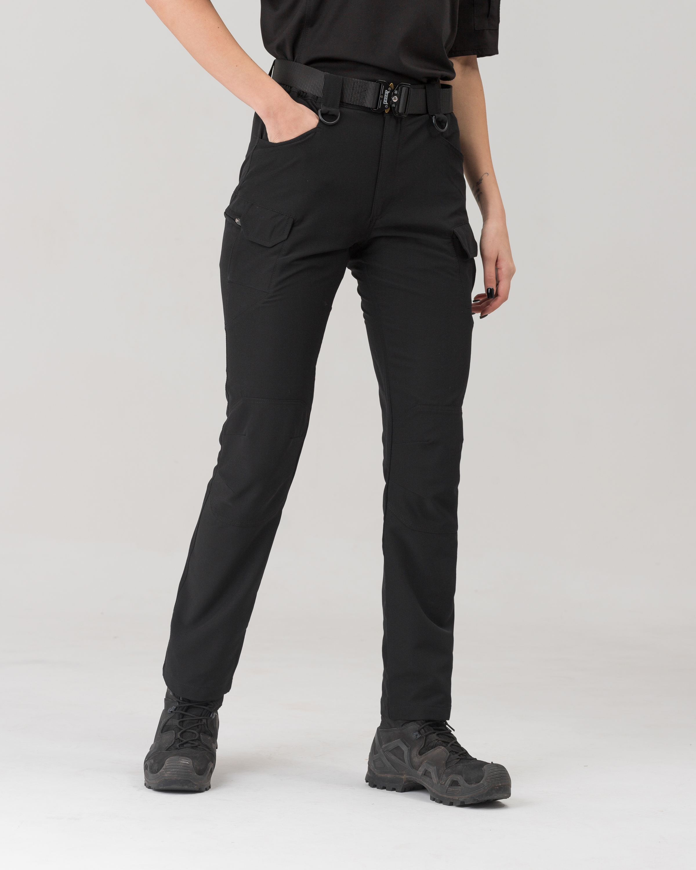 Жіночі брюки карго тактичні BEZET Байрактар чорний - Фото 2