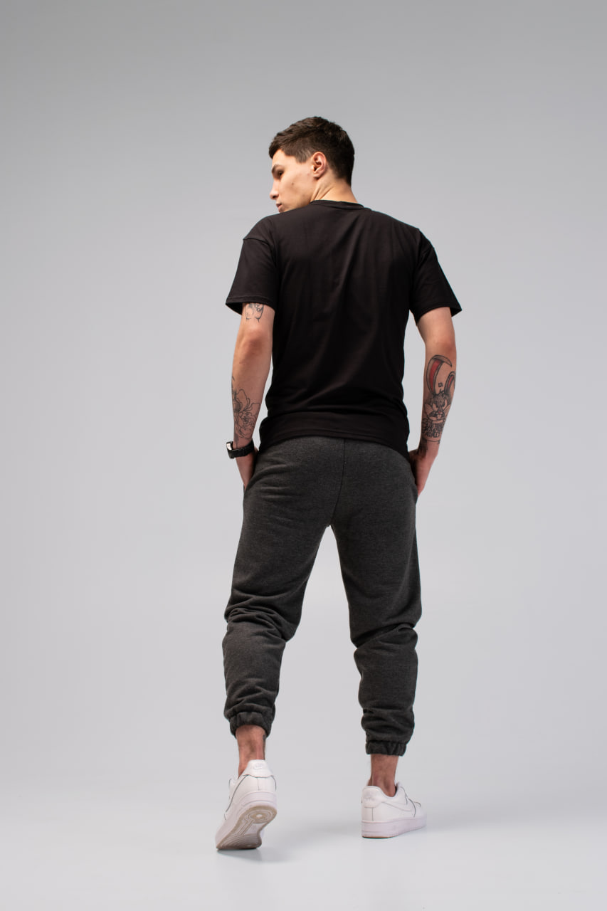 Мужские трикотажные спортивные штаны Reload Seam серые  - Фото 1