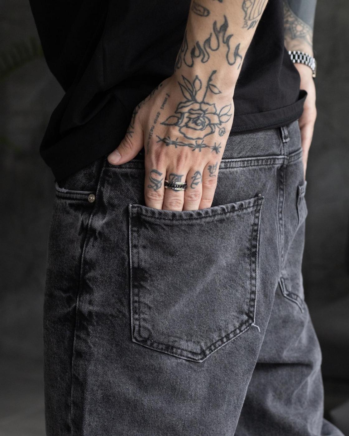 Темно-серые джинсы BEZET Basic - Фото 1
