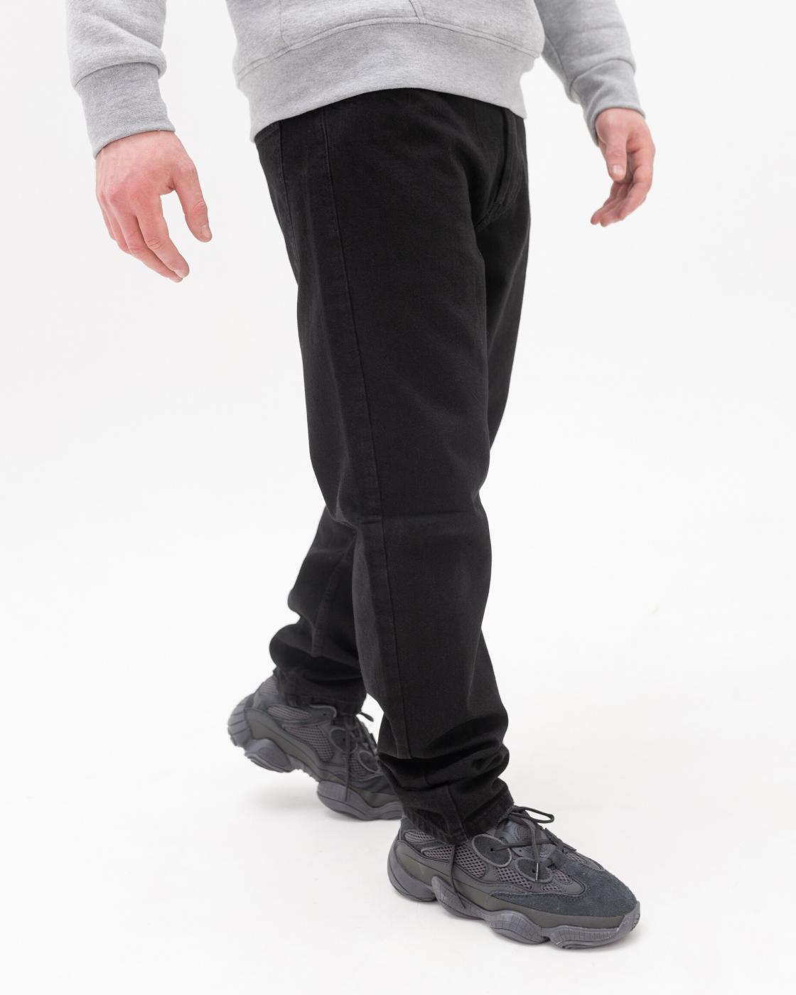 Чорні чоловічі джинси бойфренди BEZET PATCHED - Фото 2
