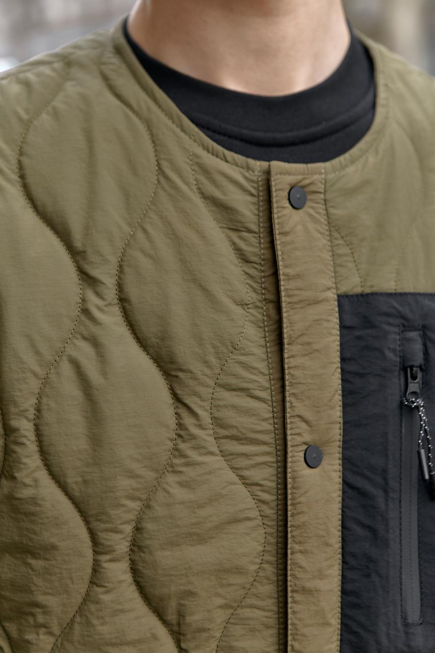 Стеганая куртка хаки от бренда TURWEAR - Фото 5