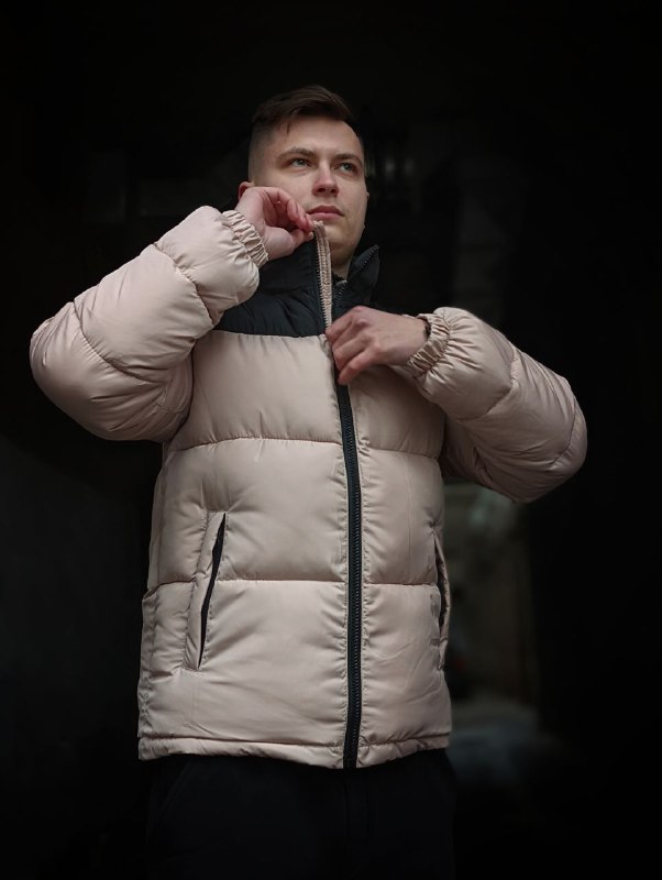 Мужская зимняя куртка-пуховик Reload Simple розовый - Фото 3
