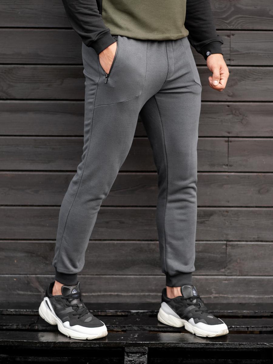 Спортивные штаны BEZET Basic grey'19 - Фото 1