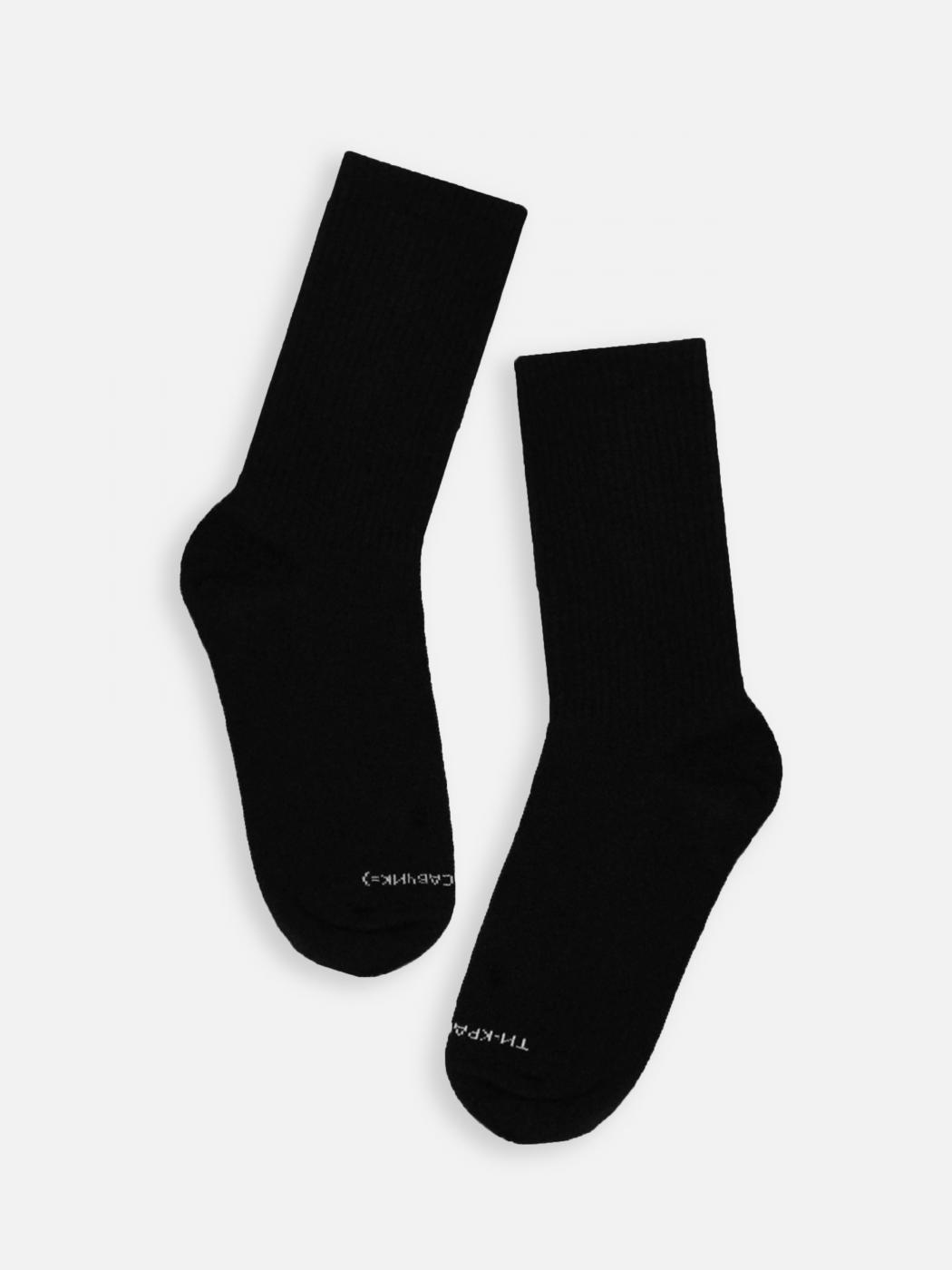 Шкарпетки Custom Wear all black високі (42-45) - Фото 1