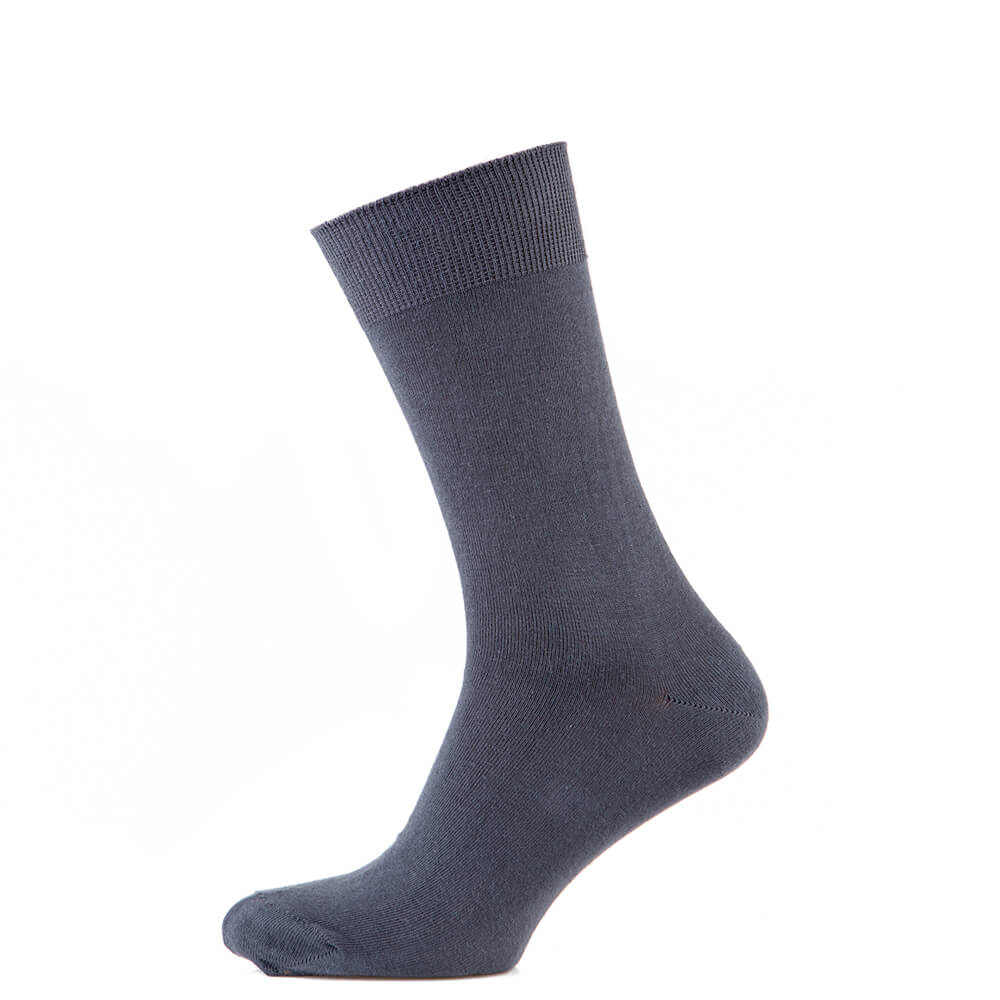 Шкарпетки чоловічі класичні з бавовни, весна/літо, сірий MansSet