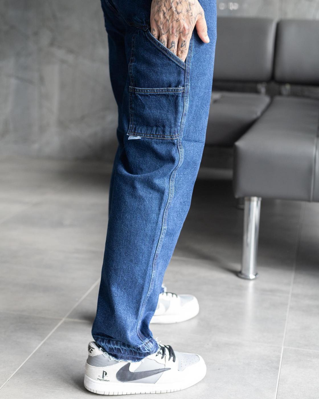 Базовые синие джинсы BEZET Basic с биркой - Фото 2