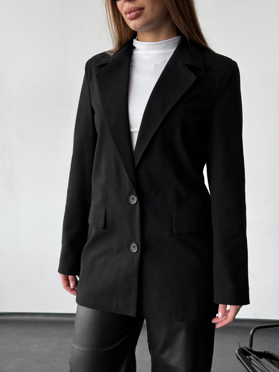 Піджак жіночий Reload - Oscar, чорний - Фото 2