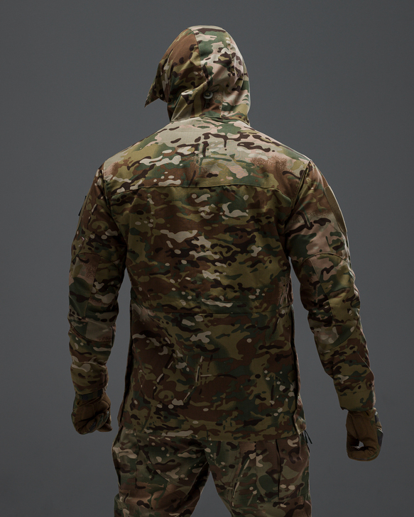 Куртка вітровка тактична BEZET Shadow камуфляжний - Фото 13
