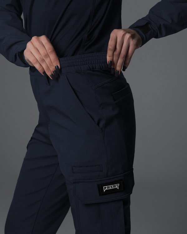 Жіночі брюки карго тактичні BEZET Basic синій - Фото 5