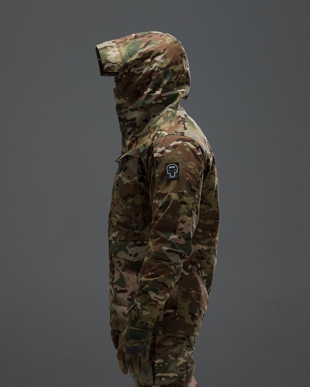 Куртка вітровка тактична BEZET Shadow камуфляжний - Фото 7