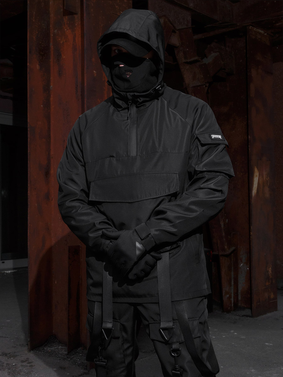 Куртка анорак BEZET Джедай чорний - Фото 10