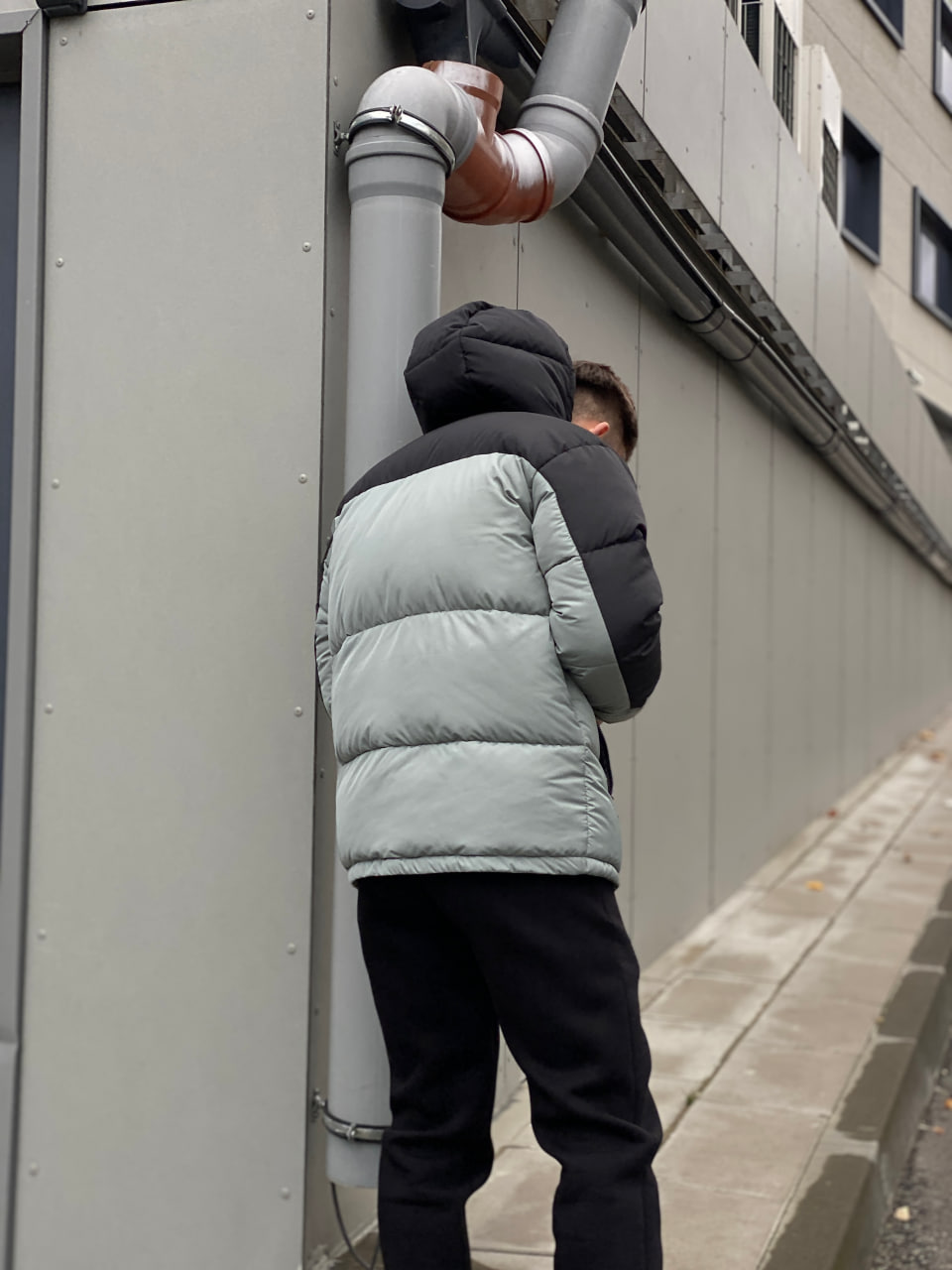 Чоловіча зимова куртка Reload Reale пухова м'ятна / Зимовий короткий пуховик стильний теплий - Фото 2