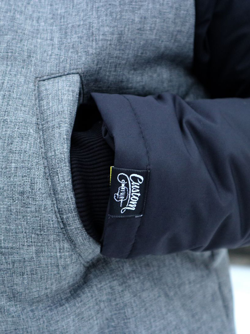 Парка Custom Wear Minimal 2.0 Winter, Black/grey  - Фото 4