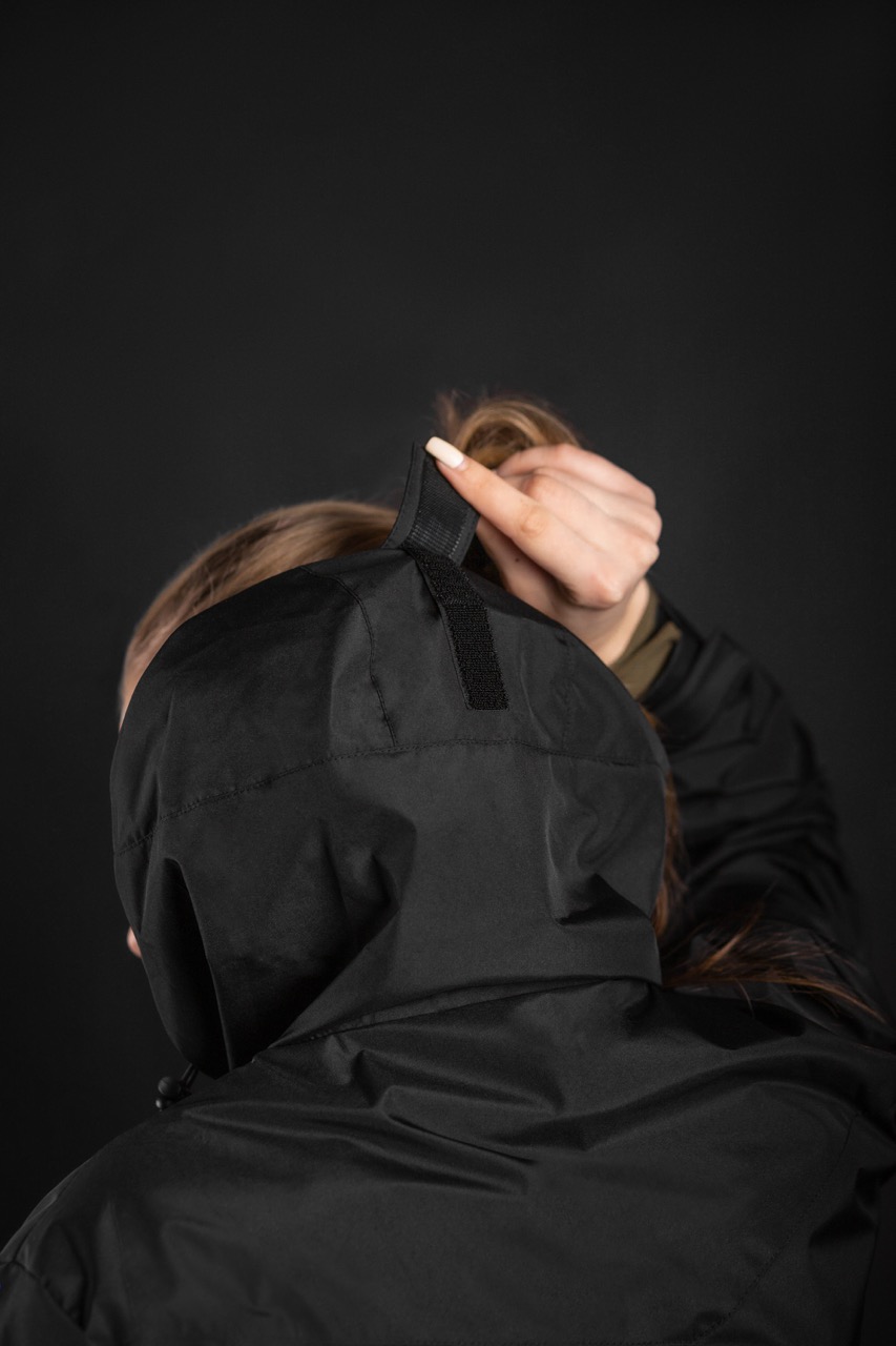 Женская куртка ветровка BEZET Кентавр черный - Фото 2