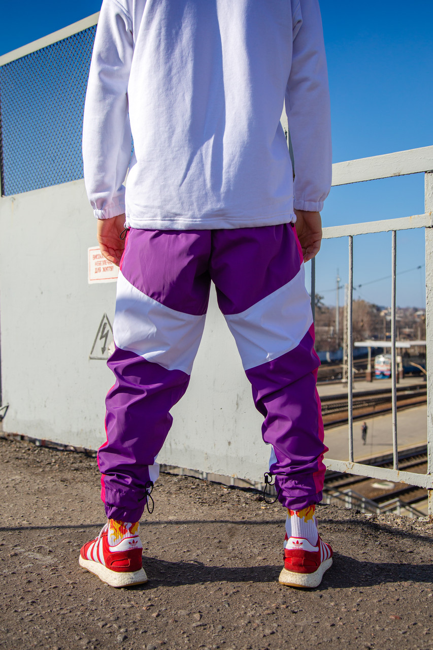 Спортивні штани OGONPUSHKA Split фіолетово-рожеві Пушка Огонь - Фото 8