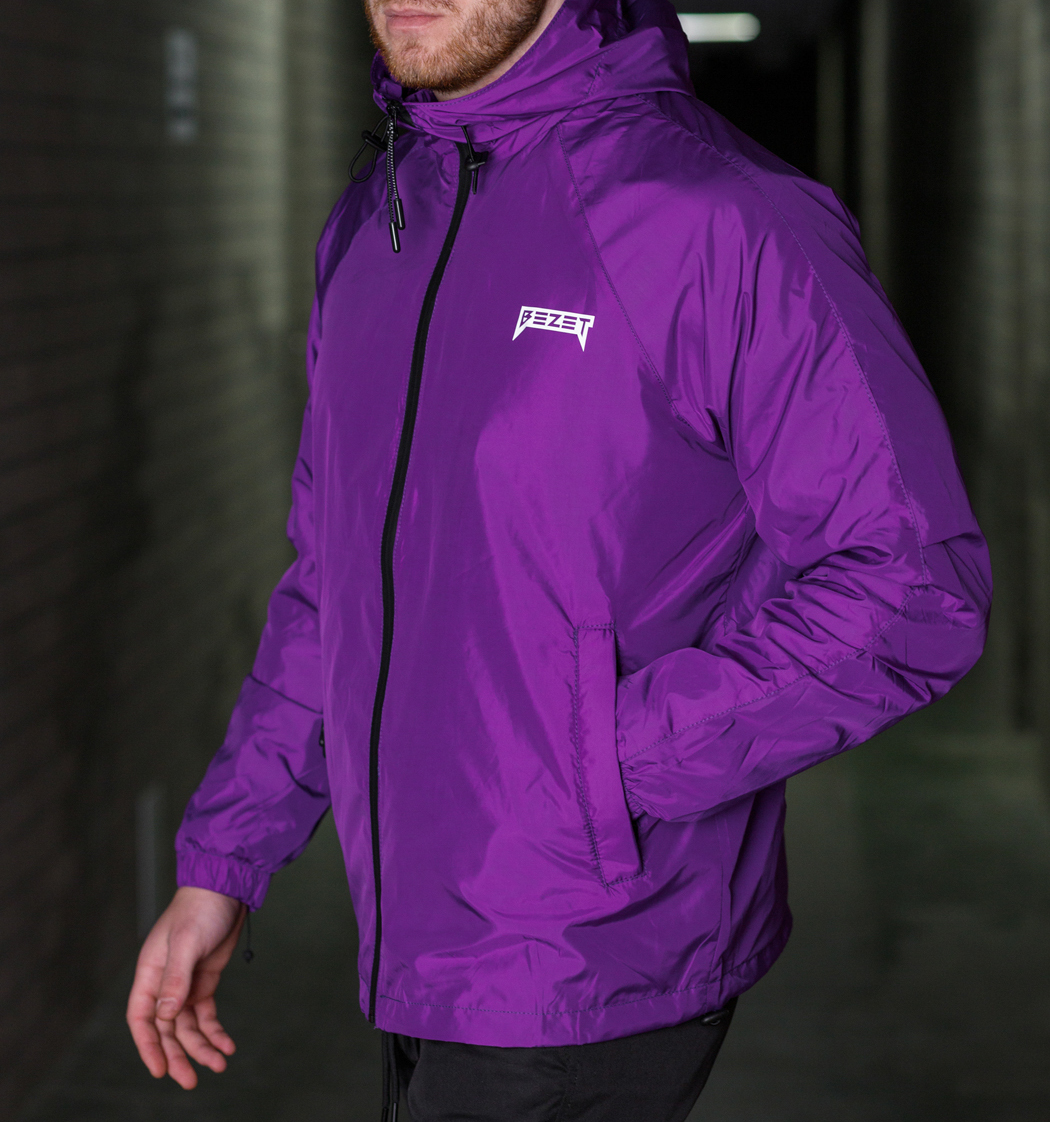 Куртка вітровка BEZET Basic фіолетовий - Фото 4