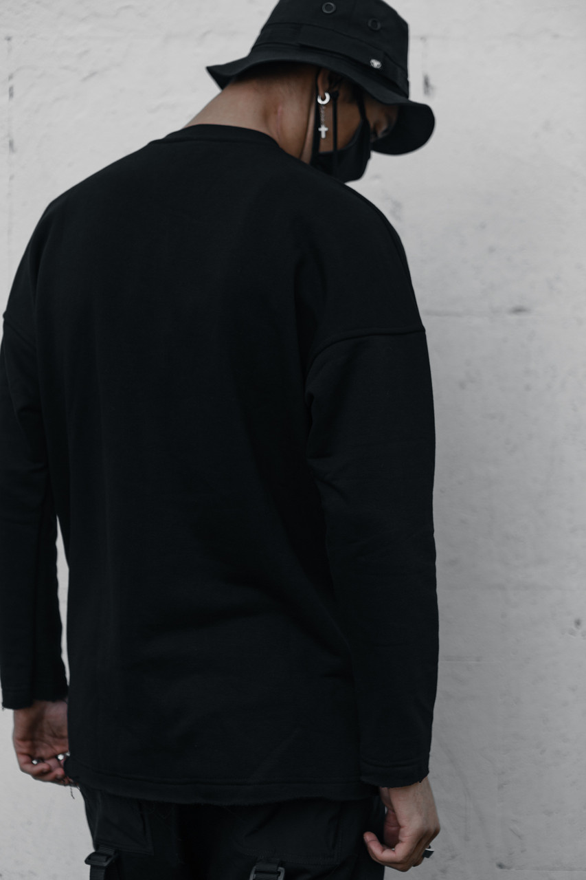 Лонгслив мужской черный от бренда ТУР Перспектива размер S, M, L, XL TURWEAR - Фото 6