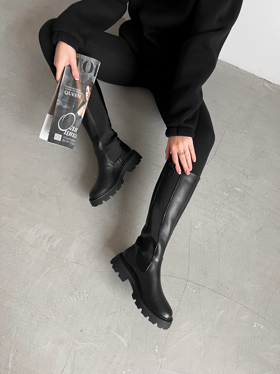 Ботинки женские Chelsi Reload - Rossi, черный