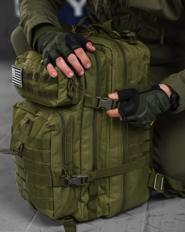 Тактический штурмовой рюкзак хаки Sold-Out - Фото 2