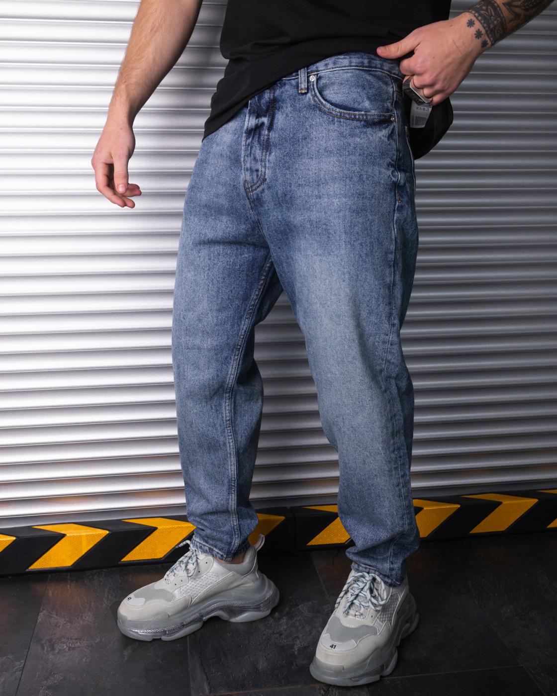 Чоловічі джинси бойфренди BEZET базові - Фото 2
