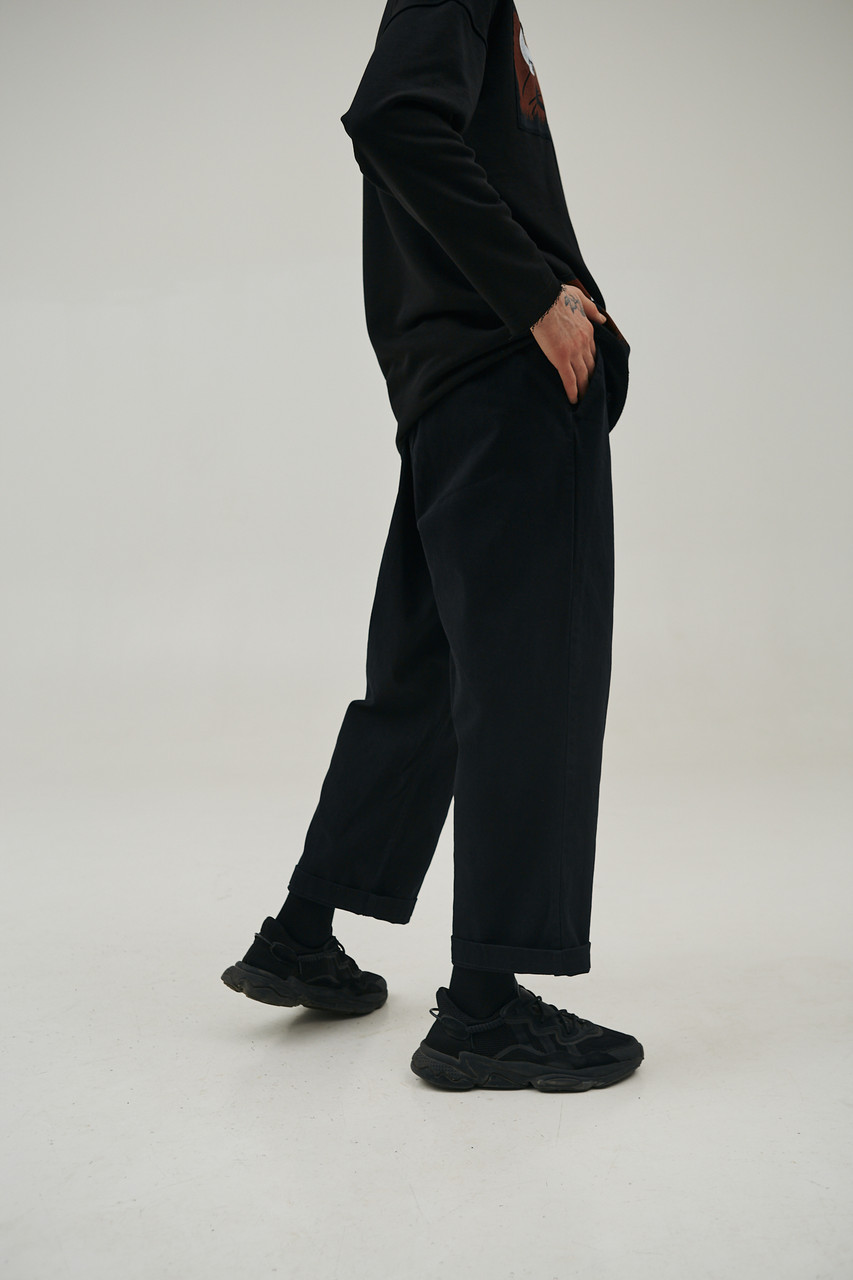Брюки Хакама мужские черные модель от бренда ТУР TURWEAR - Фото 5