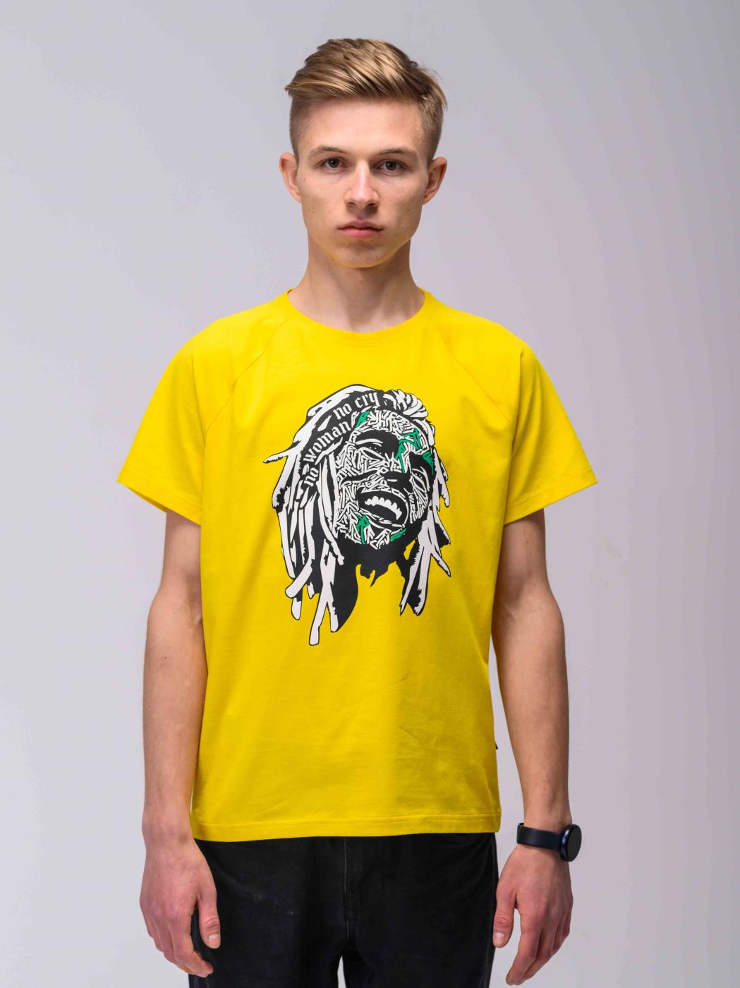 Футболка жовта Marley Custom Wear - Фото 2