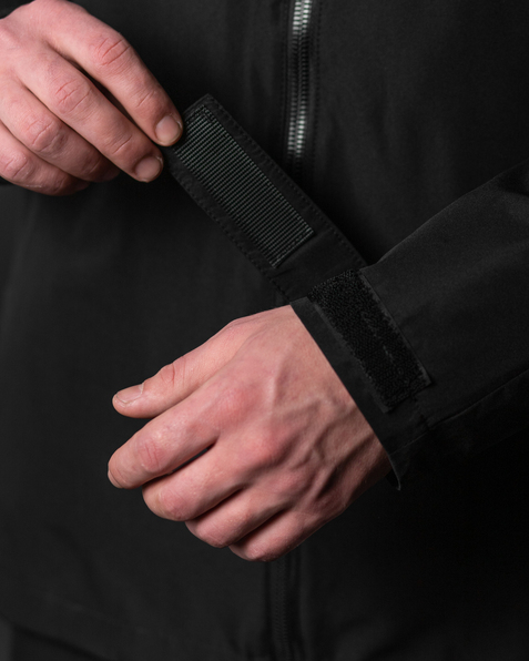 Куртка вітровка BEZET Траєкторія чорний - Фото 8