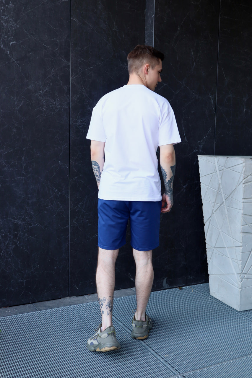 Мужские трикотажные шорты Reload Basic темно-синие - Фото 3
