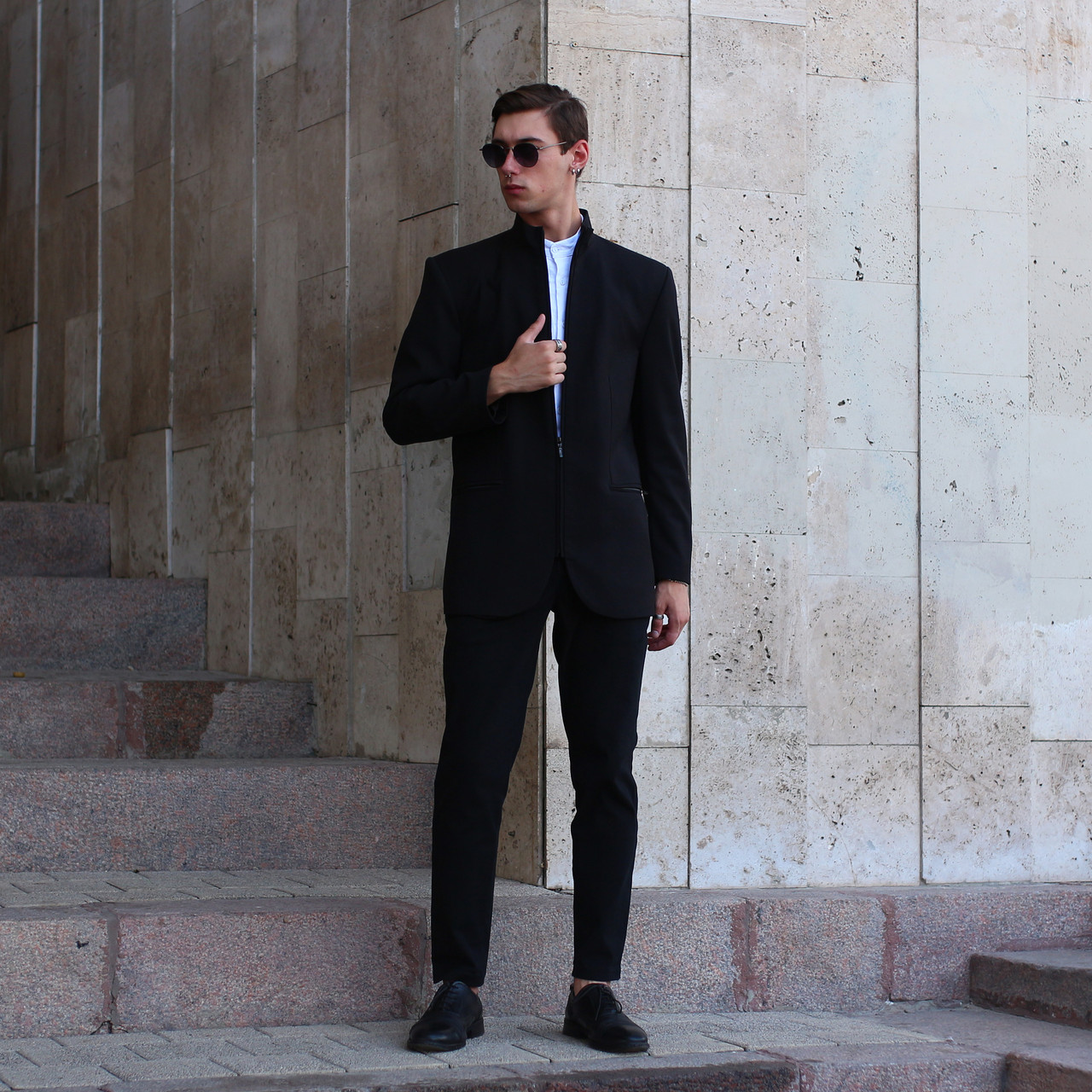 Пиджак черный мужской бренд ТУР модель  Вектор (Vector) TURWEAR - Фото 4