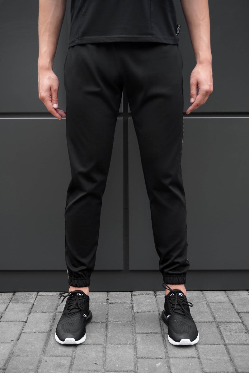 Спортивные штаны bezet black with reflective - Фото 2