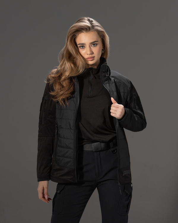 Куртка тактична жіноча BEZET Phantom чорний - Фото 1